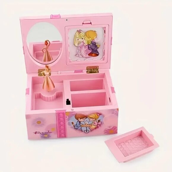 π©° Pink Ballerina Childs Musical Jewelry Box π©° - Picture 8 of 16